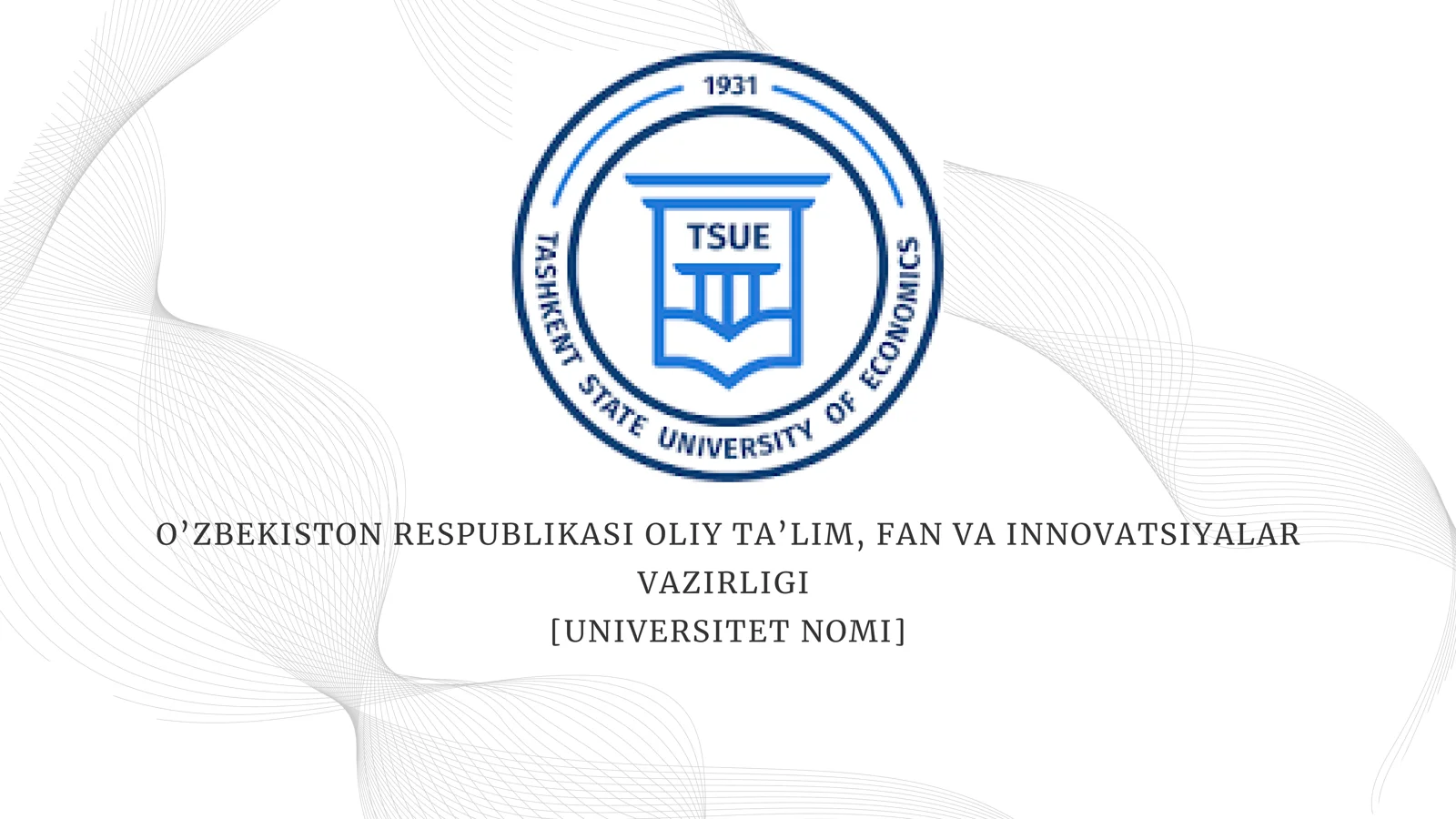 " Boshqaruv hisobiga kirishni tashkil etish " mavzusida taqdimot