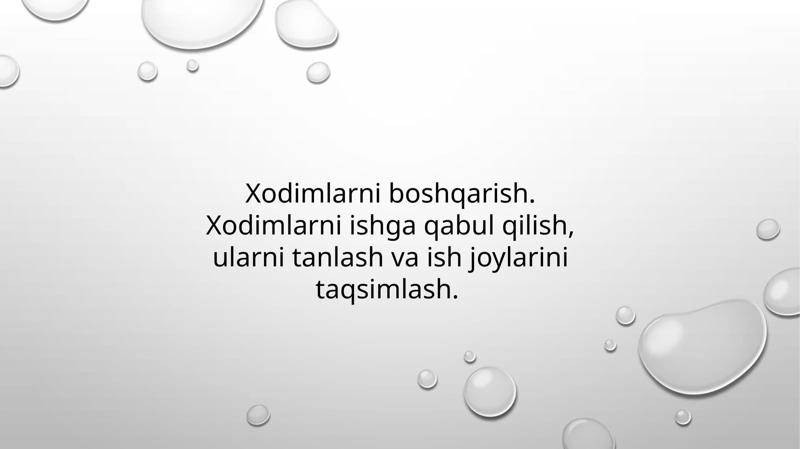 Xodimlarniboshqarish
