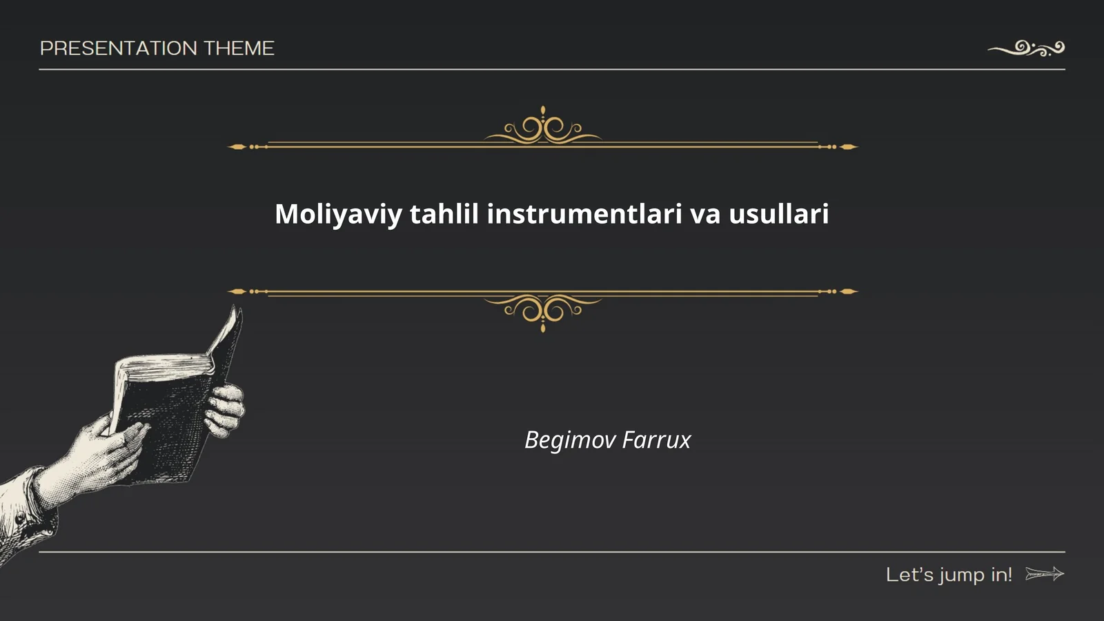 Moliyaviy tahlil instrumentlari va usullari