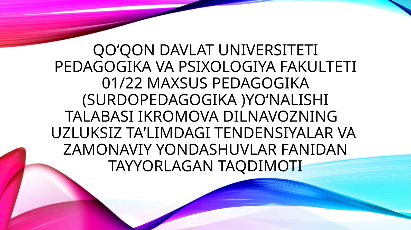 Tadqiqiy pedagogika va ta'lim amaliyoti