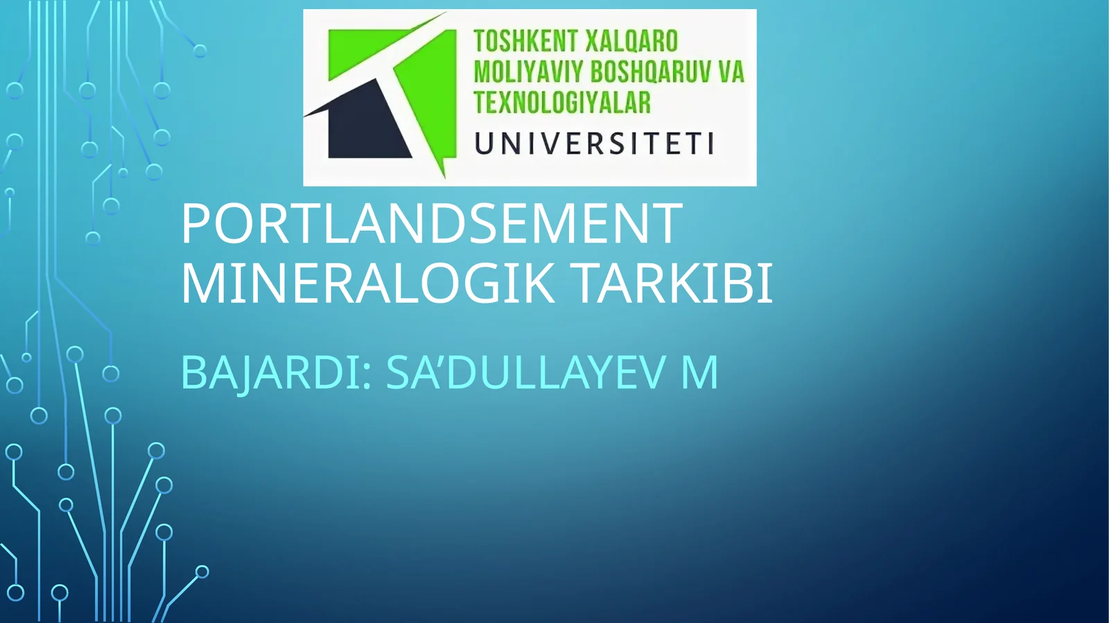 Portlandsement mineralogik tarkibi