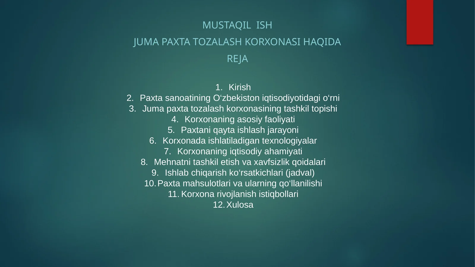 Juma paxta tozalash korxonasi