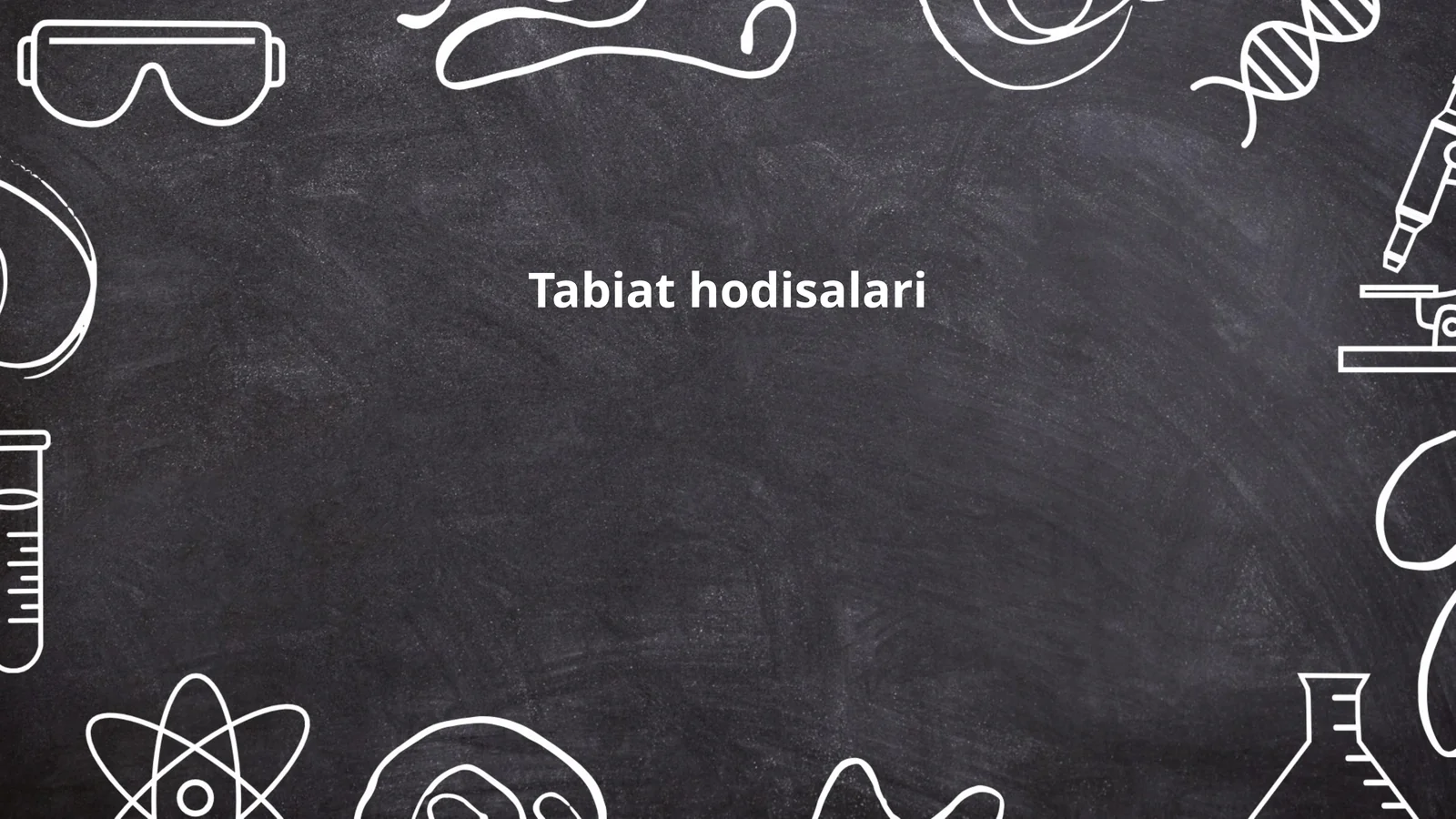 Tabiat hodisalari