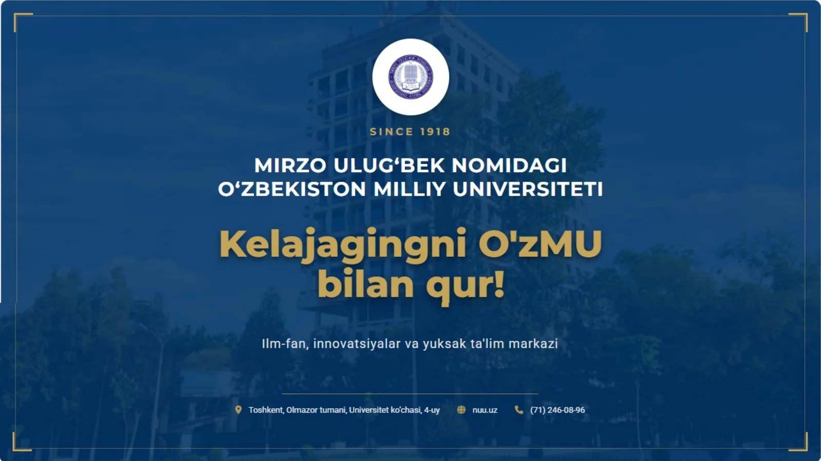 Mirzo Ulug'bek nomidagi O'zbekiston Milliy Universiteti jizzax filiali