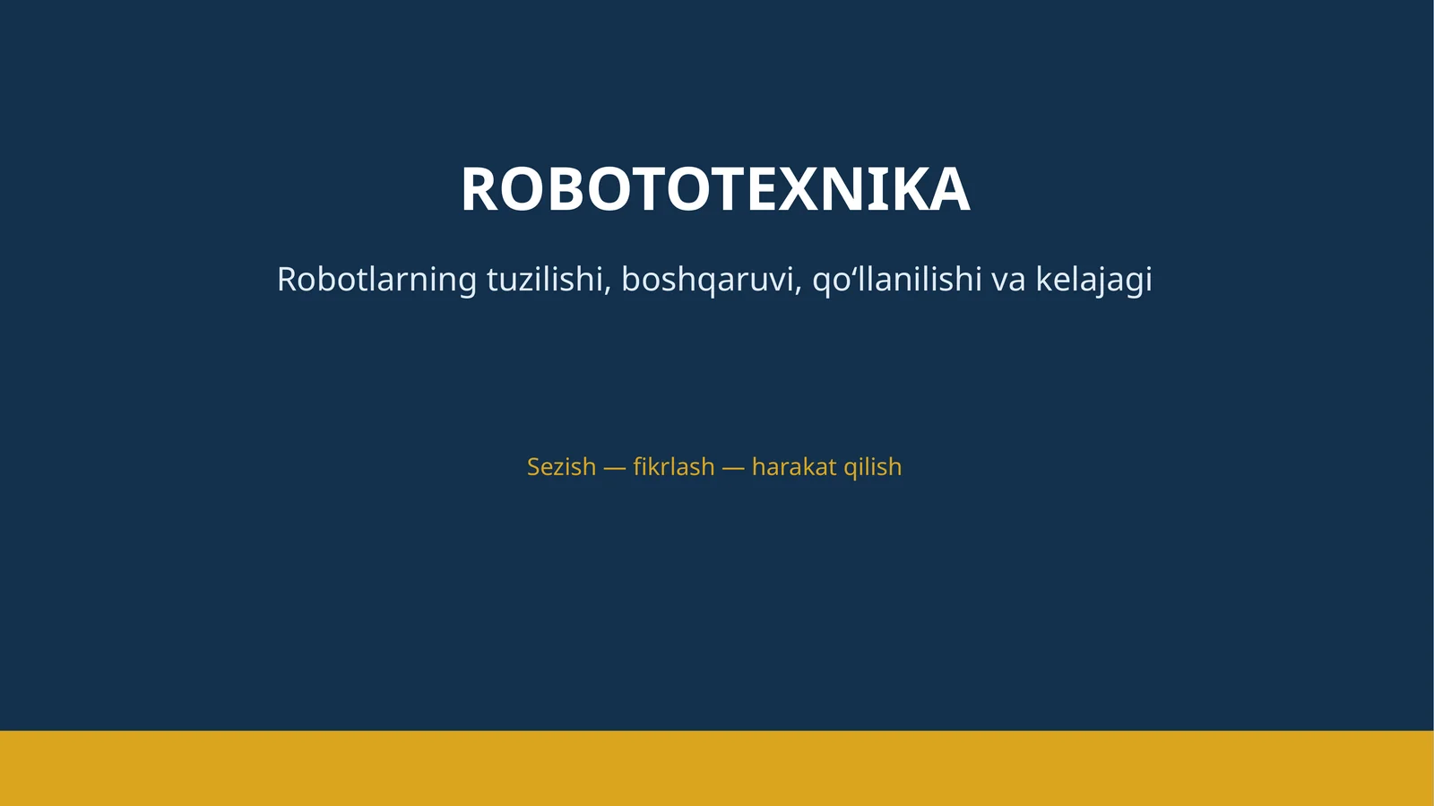 ROBOTOTEXNIKA