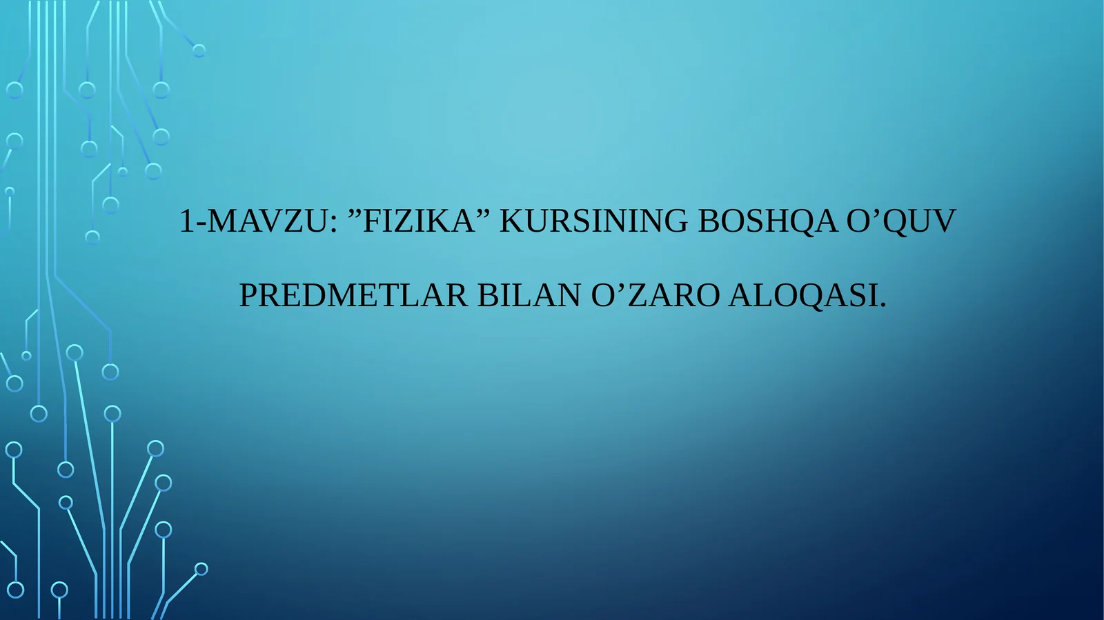 Fanning bevosita ishlab chiqarish kuchlariga aylanish va mehnat xarakteri va mazmuninining o'zgarish