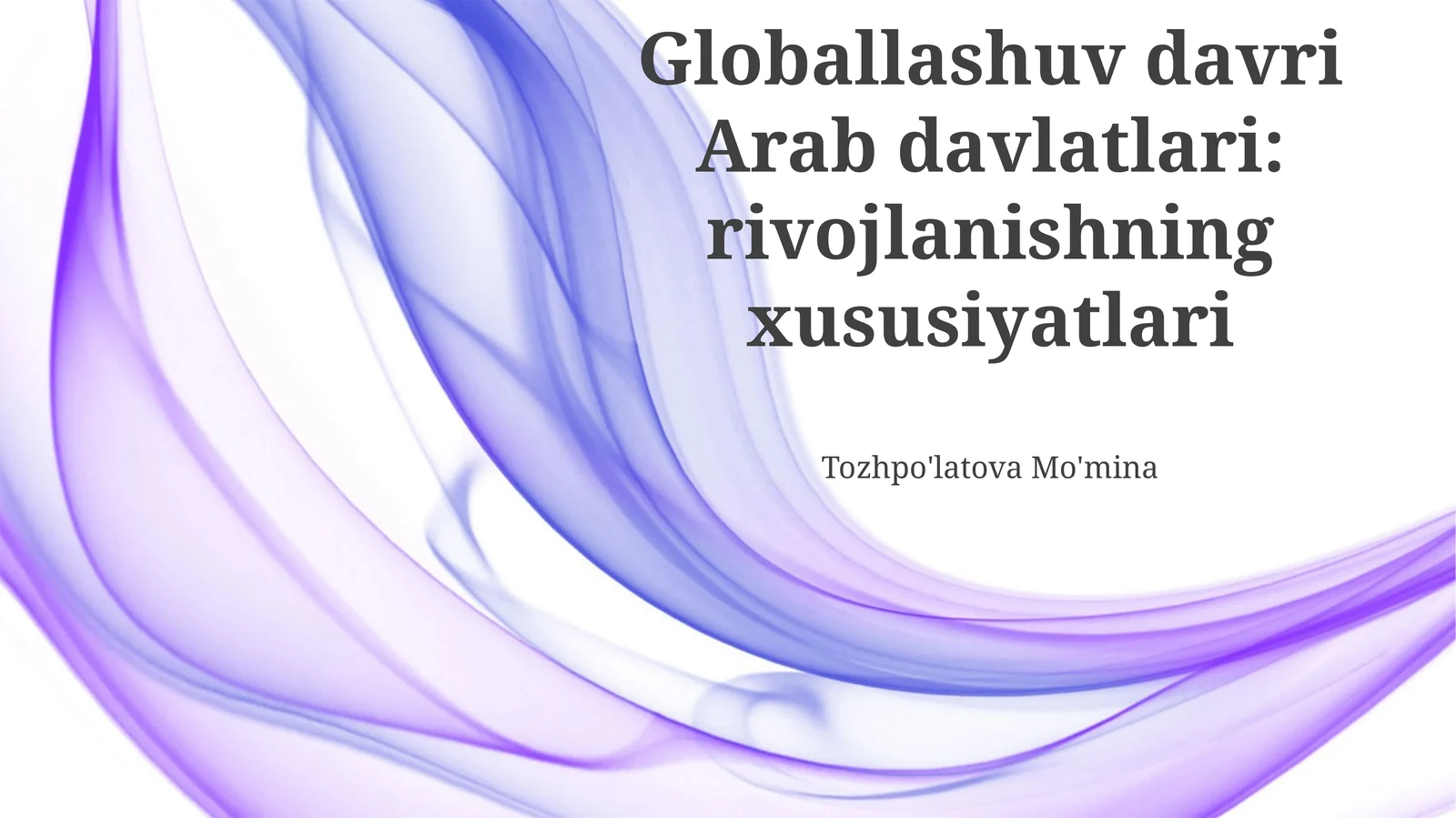 Arab davlatlari iqtisodiyoti: diversifikatsiya va energetika siyosati