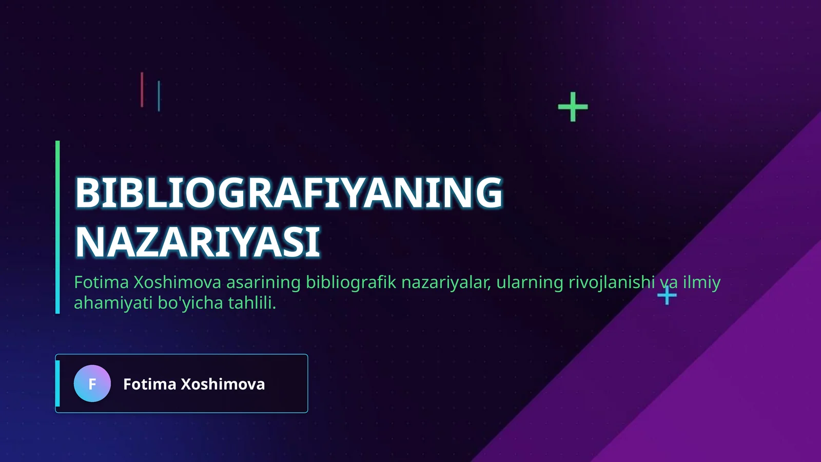 Bibliografiyaning nazariyasi