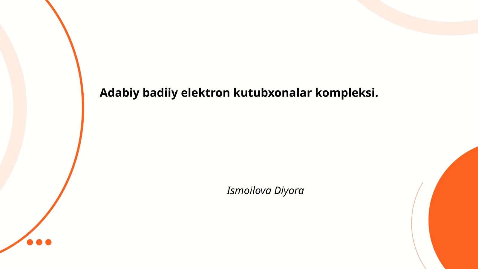 Adabiy badiiy elektron kutubxonalar kompleksi