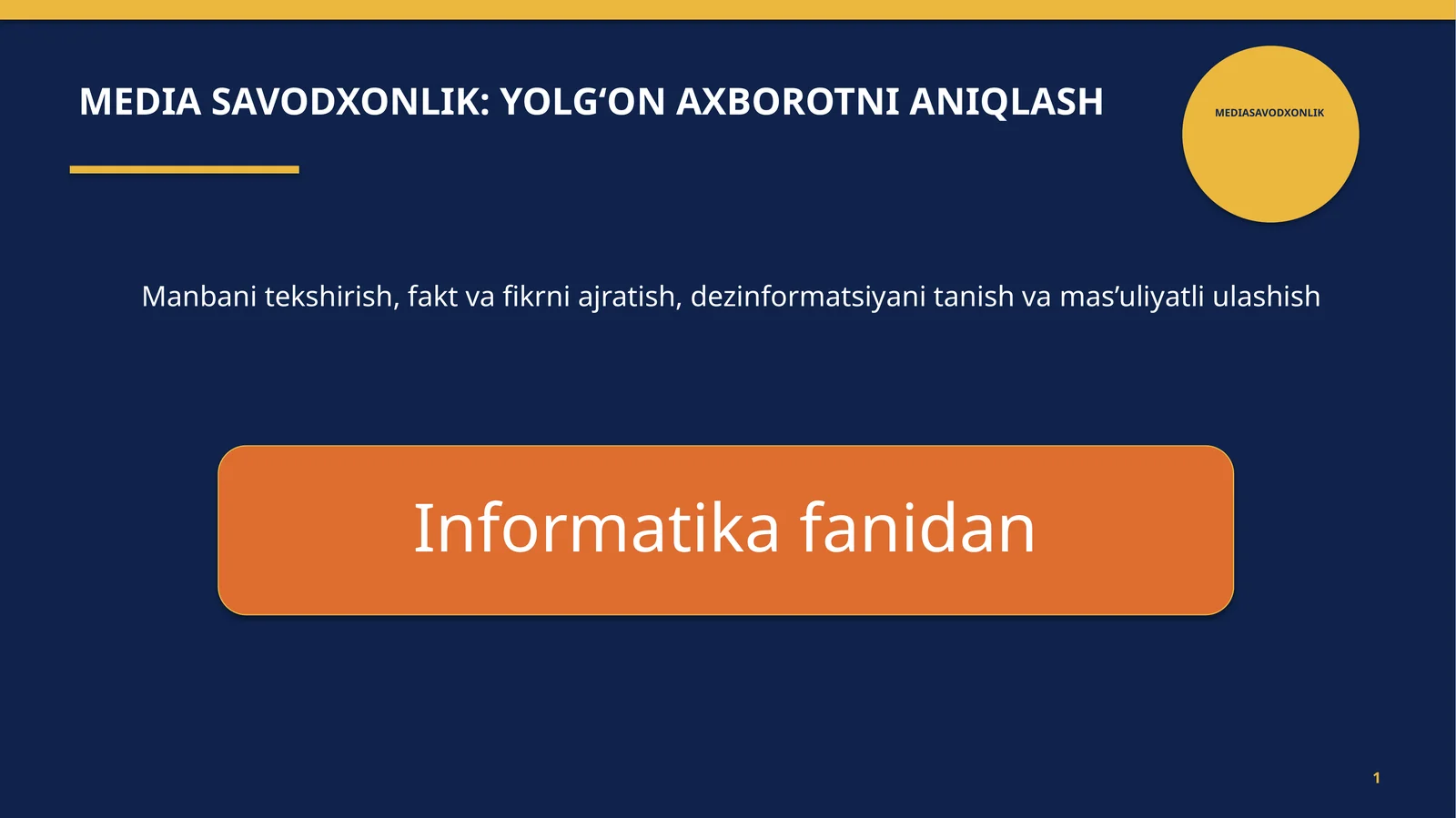 media savodxonlik