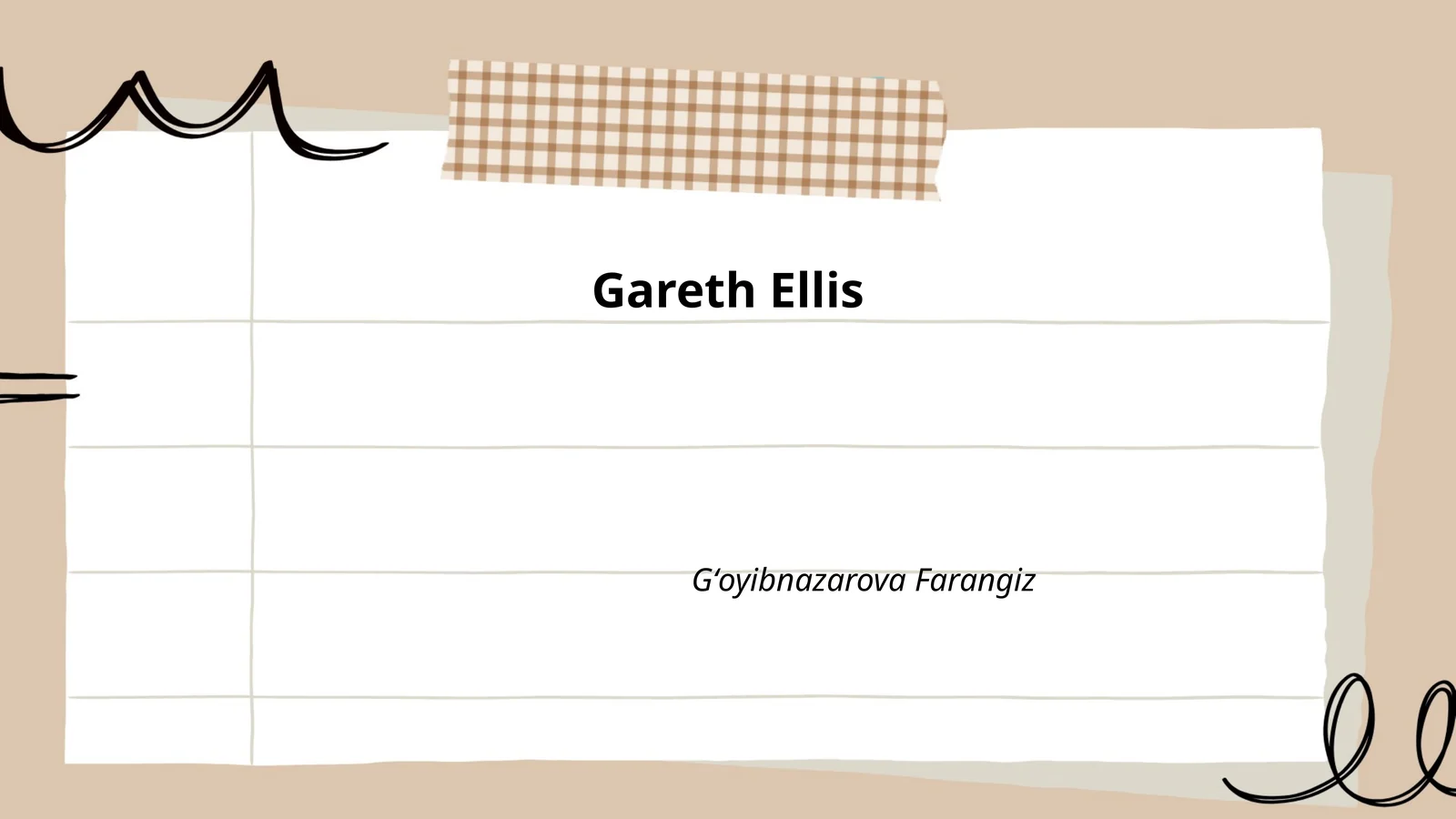 Gareth Ellis