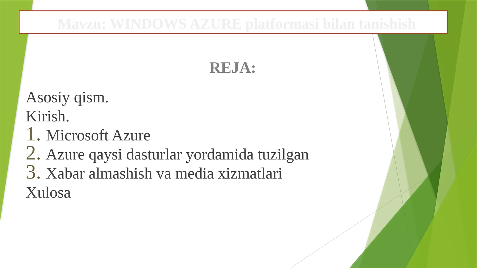 WINDOWS AZUREplatformasibilantanishish