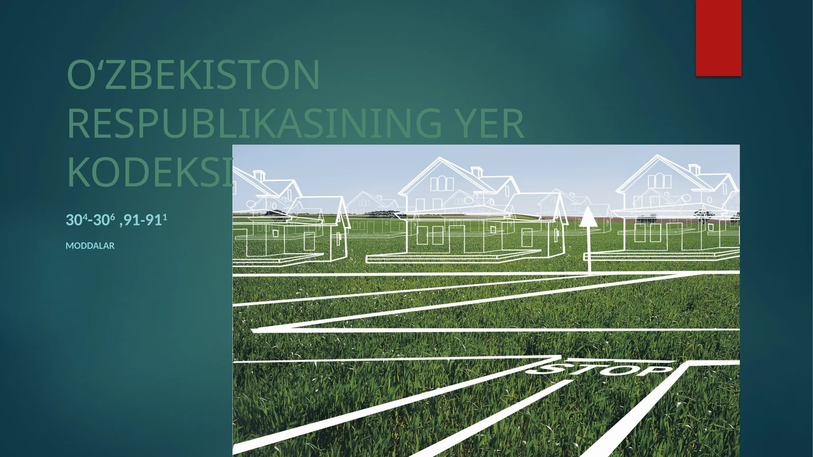 O‘ZBEKISTON RESPUBLIKASINING YER KODEKSI