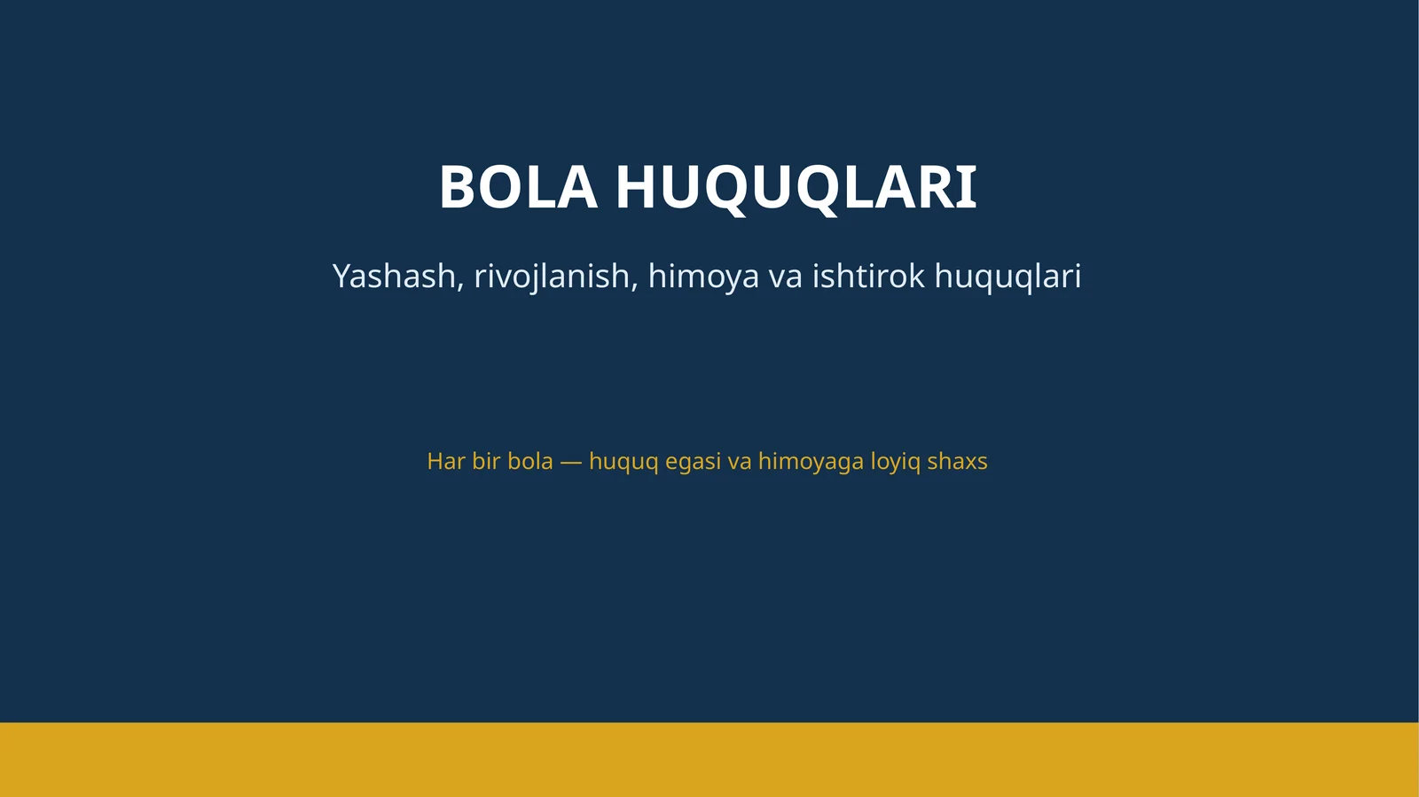 BOLA HUQUQLARI