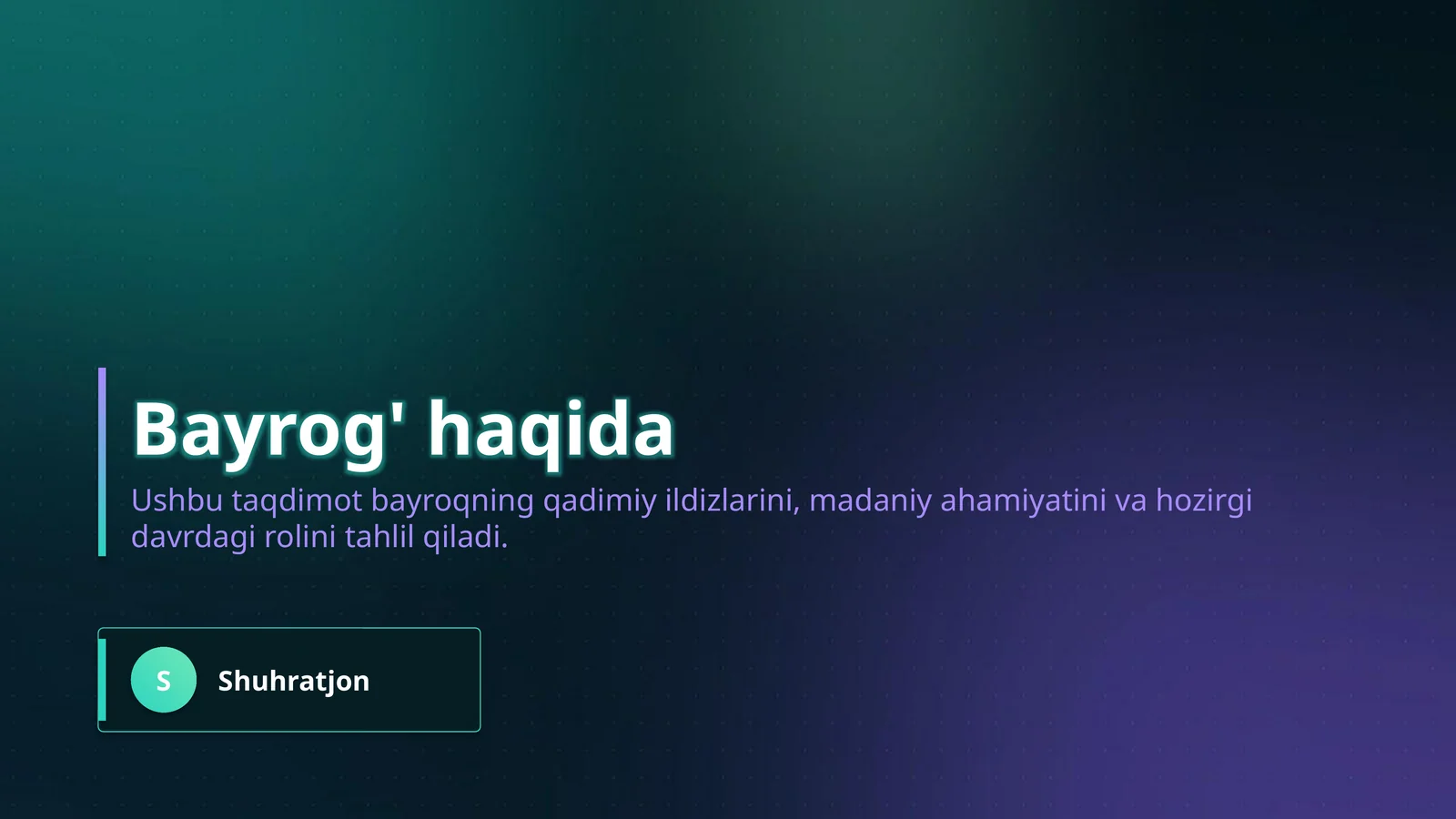 Bayrog' haqida