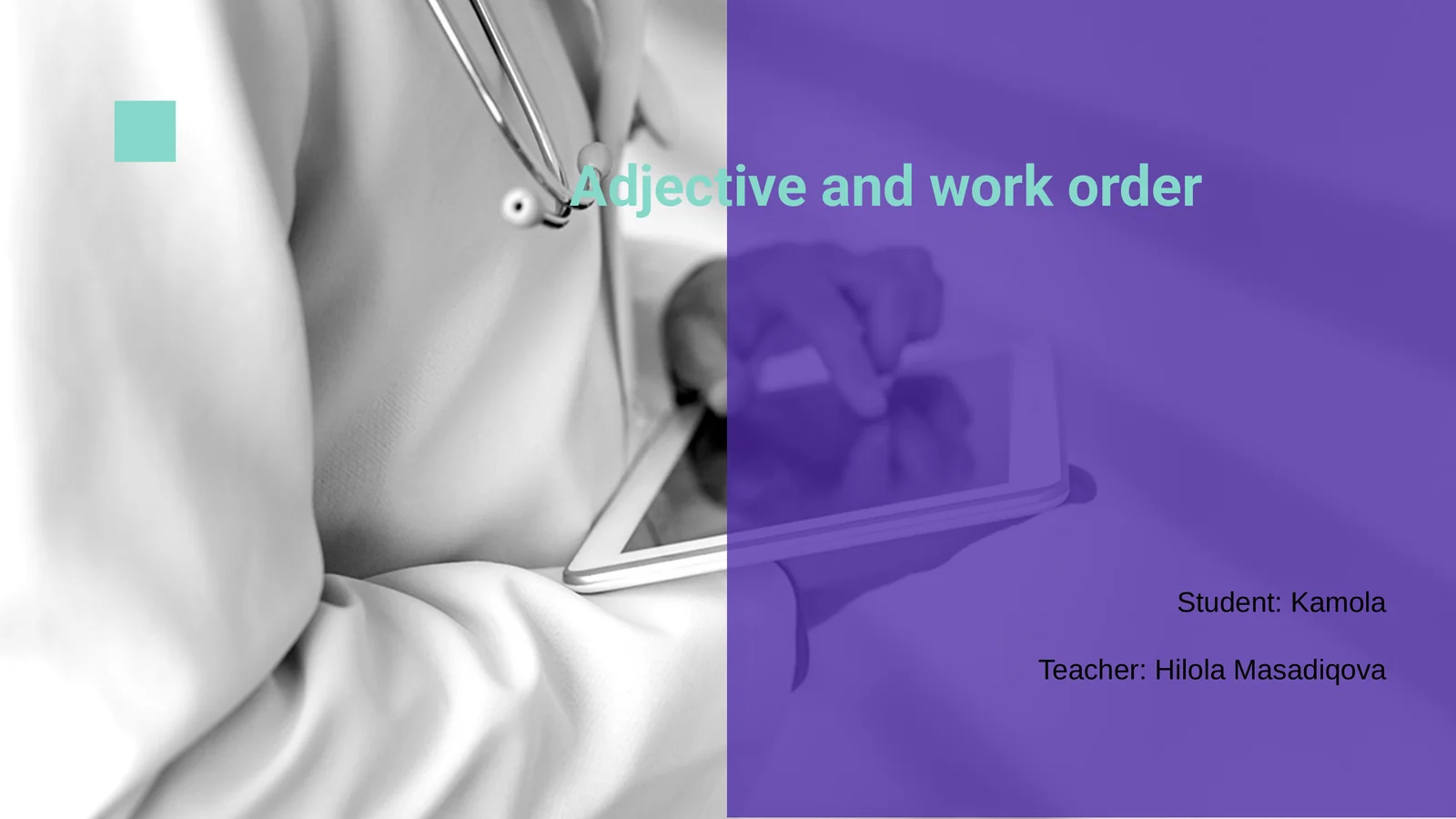 Product slide 1