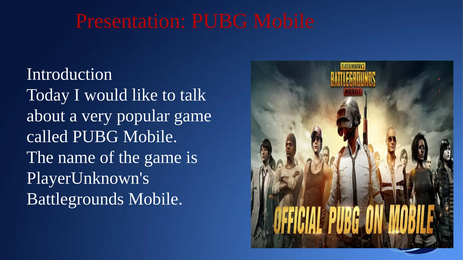 Product slide 1