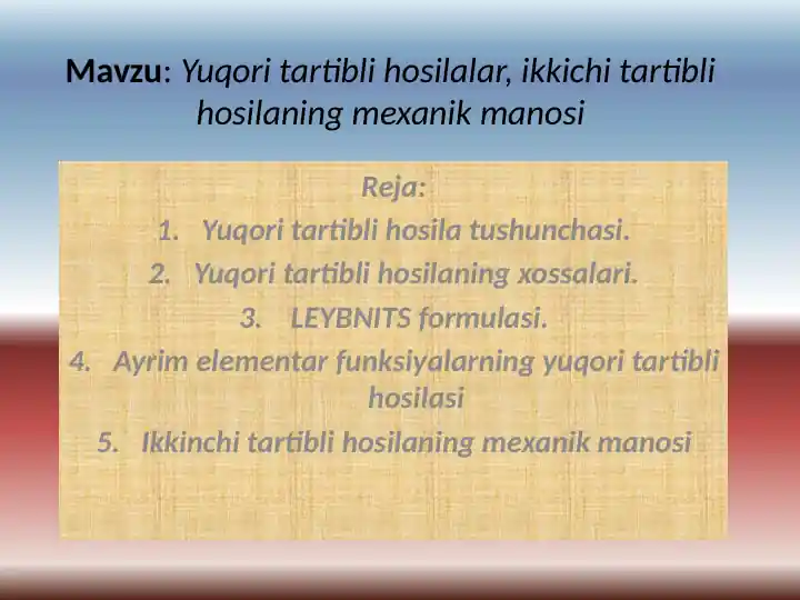 Product slide 1