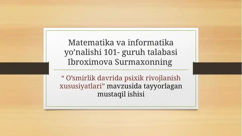 Product slide 1