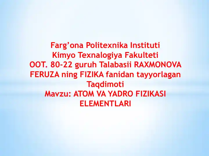 Product slide 1