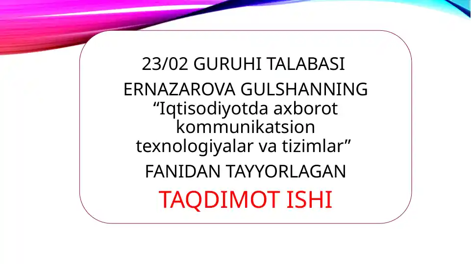 Product slide 1