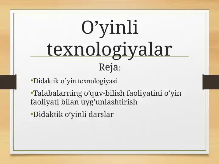 Product slide 1