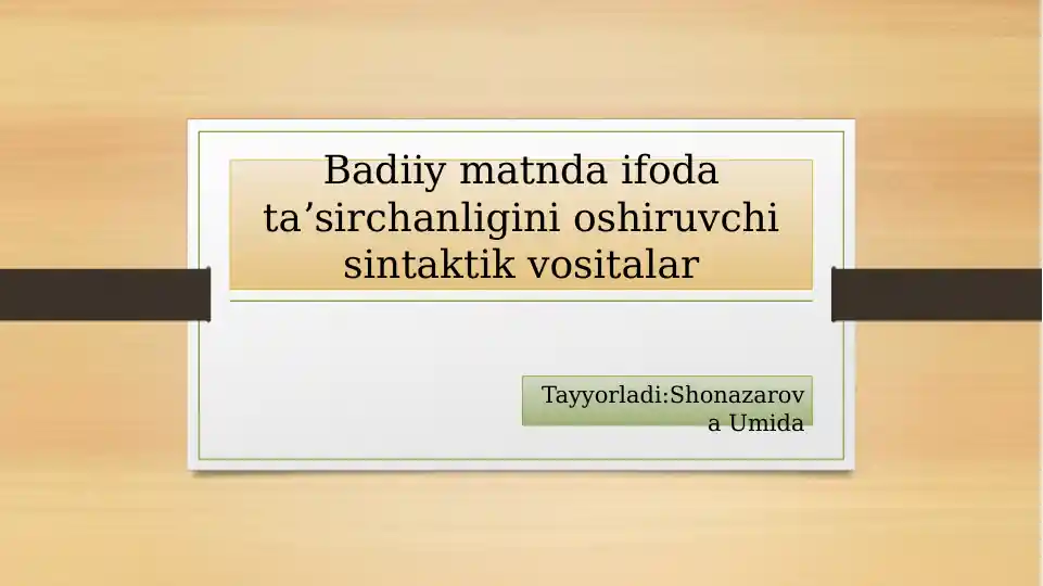 Product slide 1