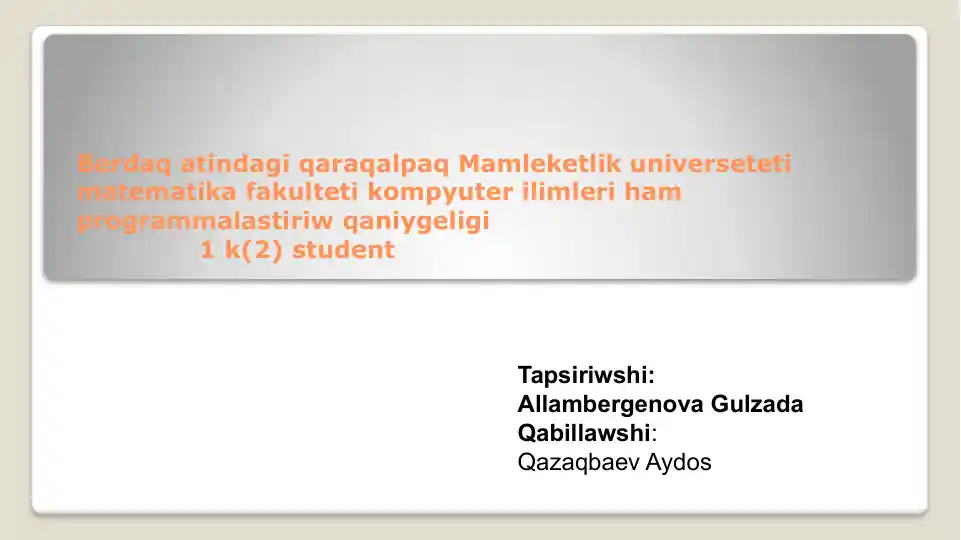 Product slide 1