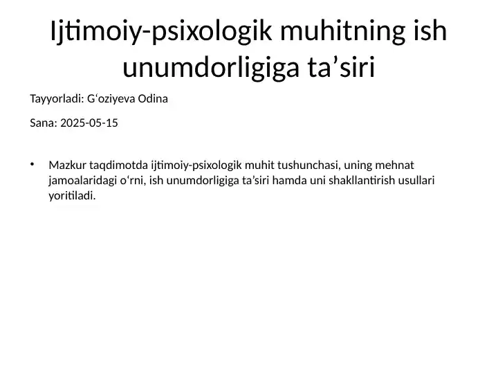 Product slide 1