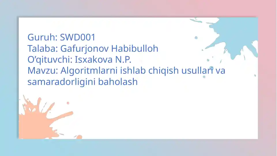 Product slide 1