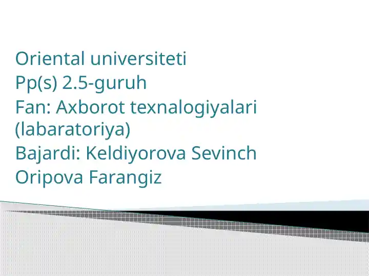 Product slide 1