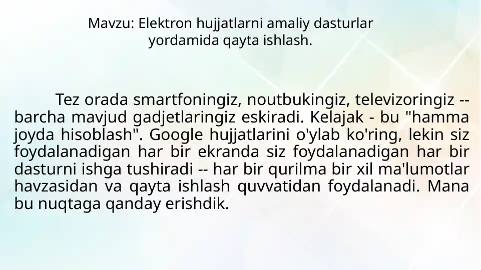 Product slide 1