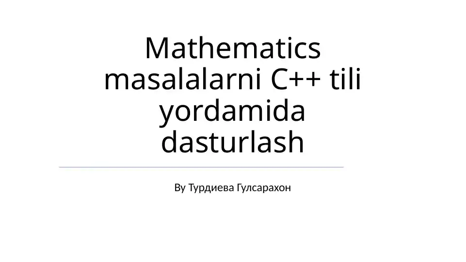 Product slide 1