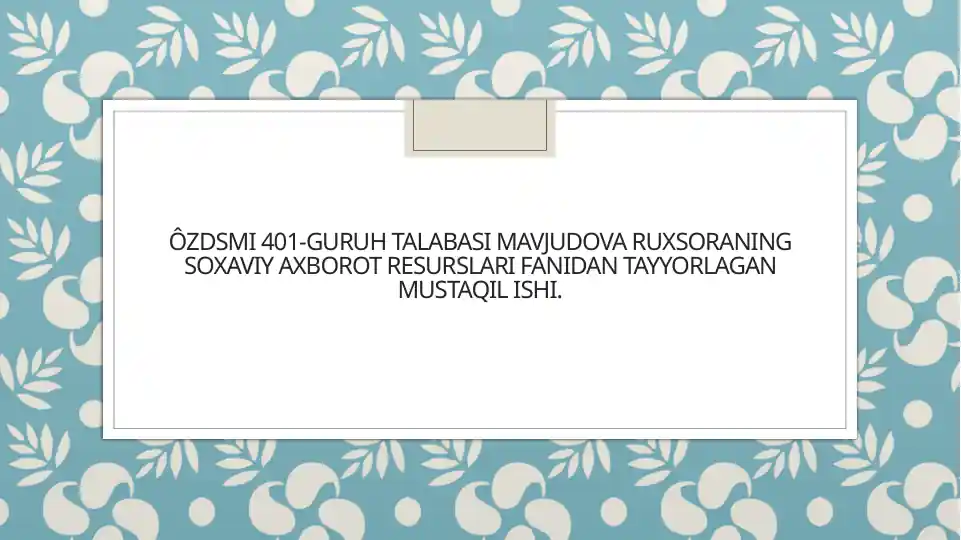 Product slide 1