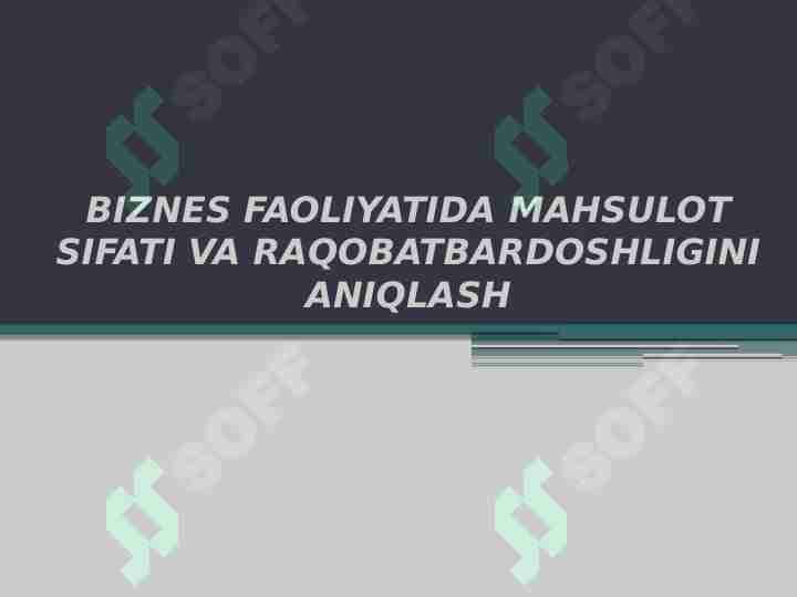 Product slide 1