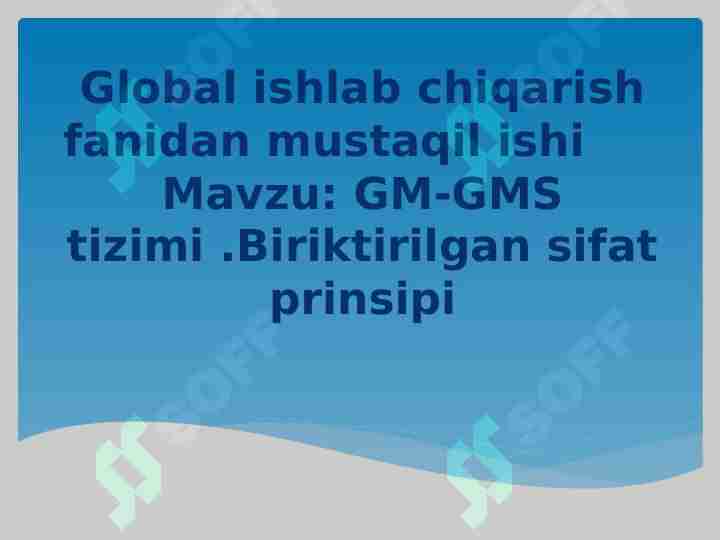 Product slide 1
