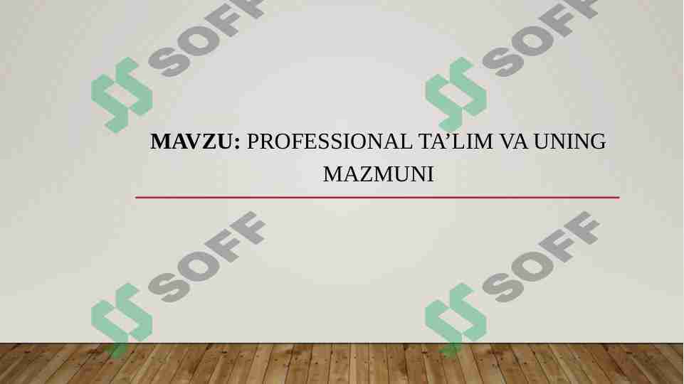 Product slide 1