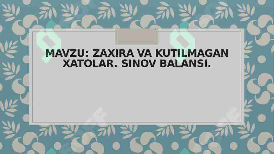 Product slide 1