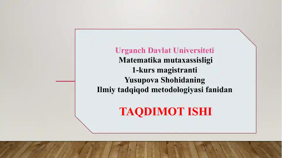 Product slide 1
