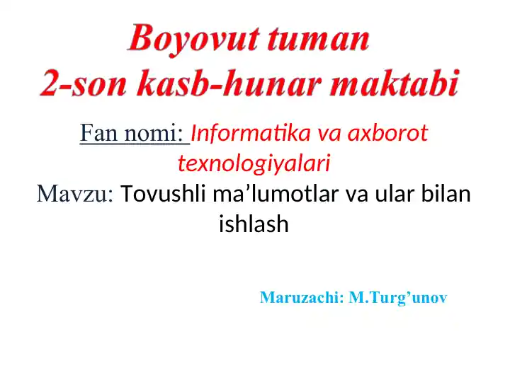 Product slide 1