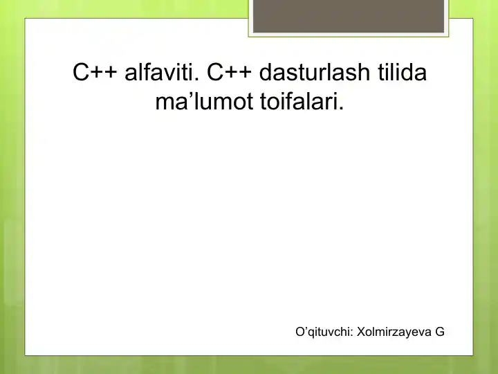 Product slide 1