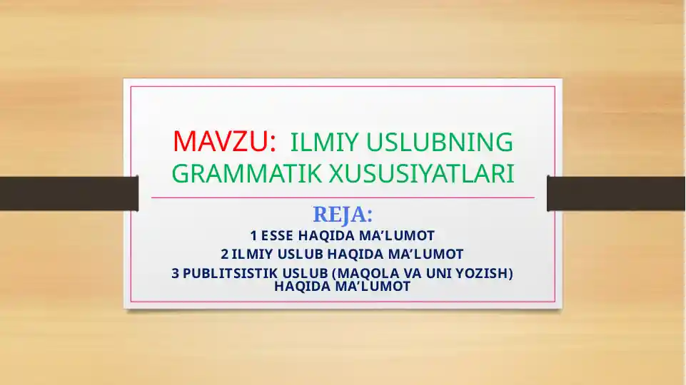 Product slide 1