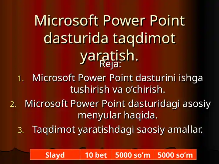 Product slide 1