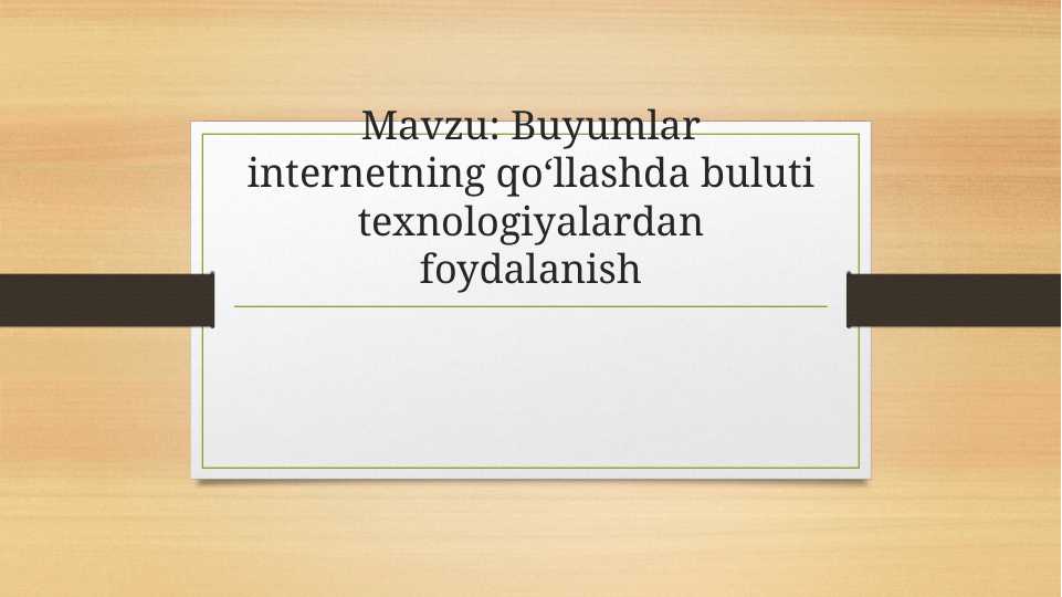 Product slide 1