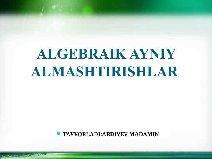 Product slide 1