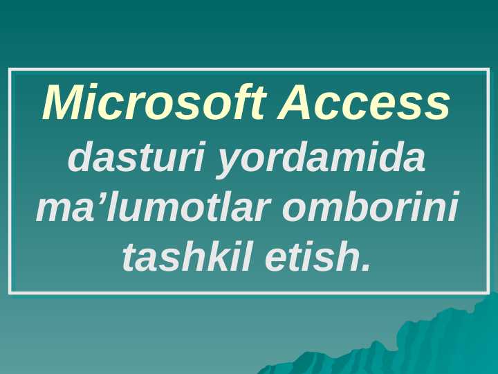 Product slide 1