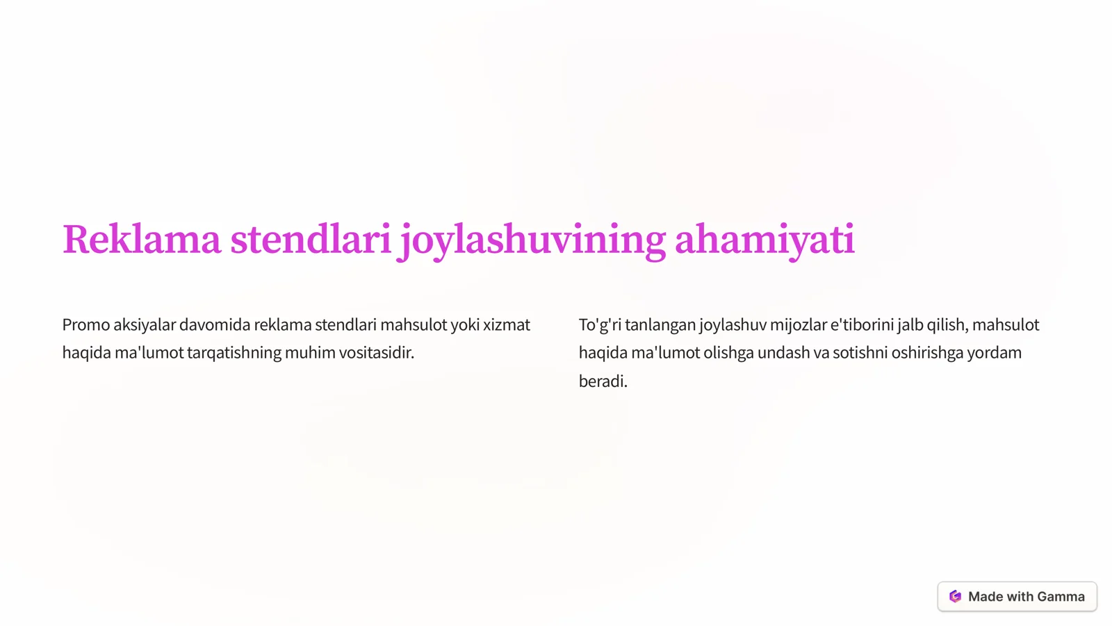 Product slide 2