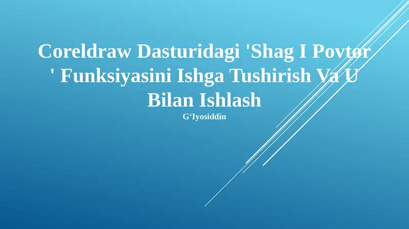 Product slide 1