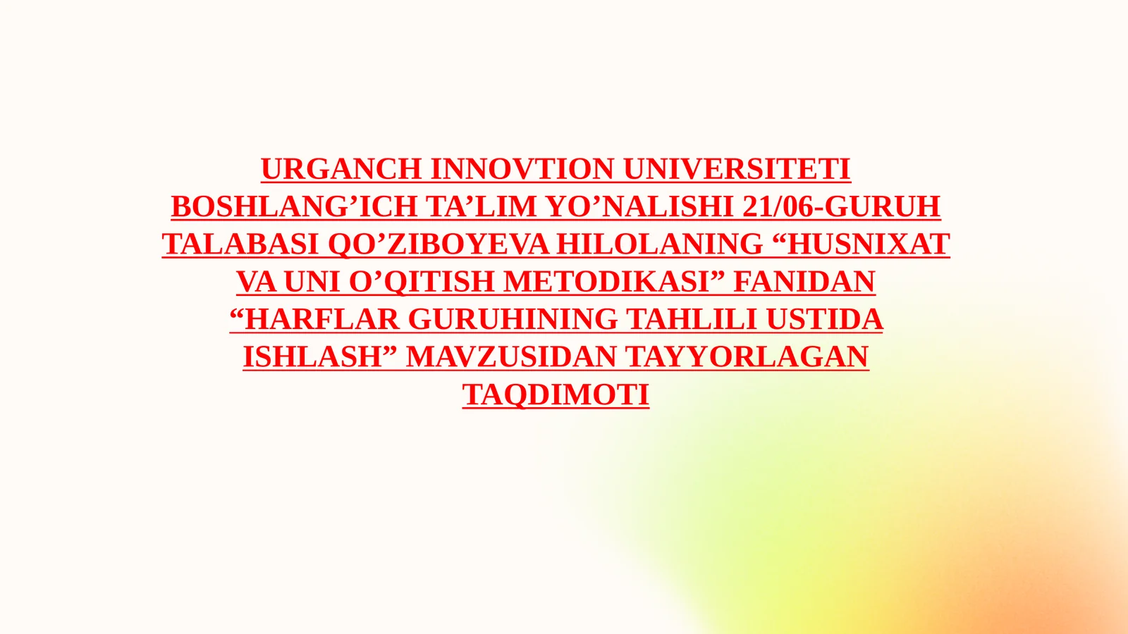 Product slide 1
