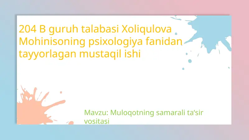 Product slide 1